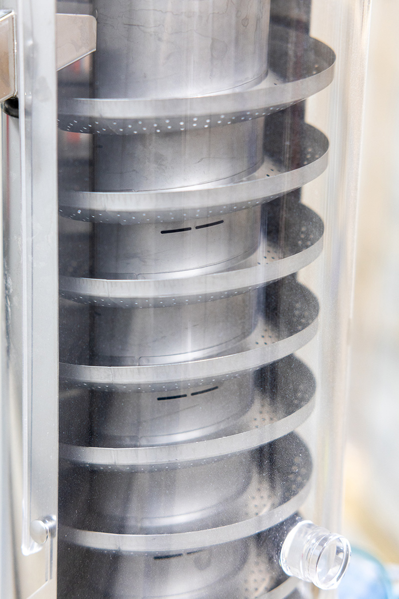 Automatische Entstaubungsmaschine für Tabletten